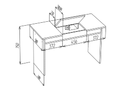 Стол письменный Подиум