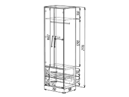 Шкаф для одежды Подиум